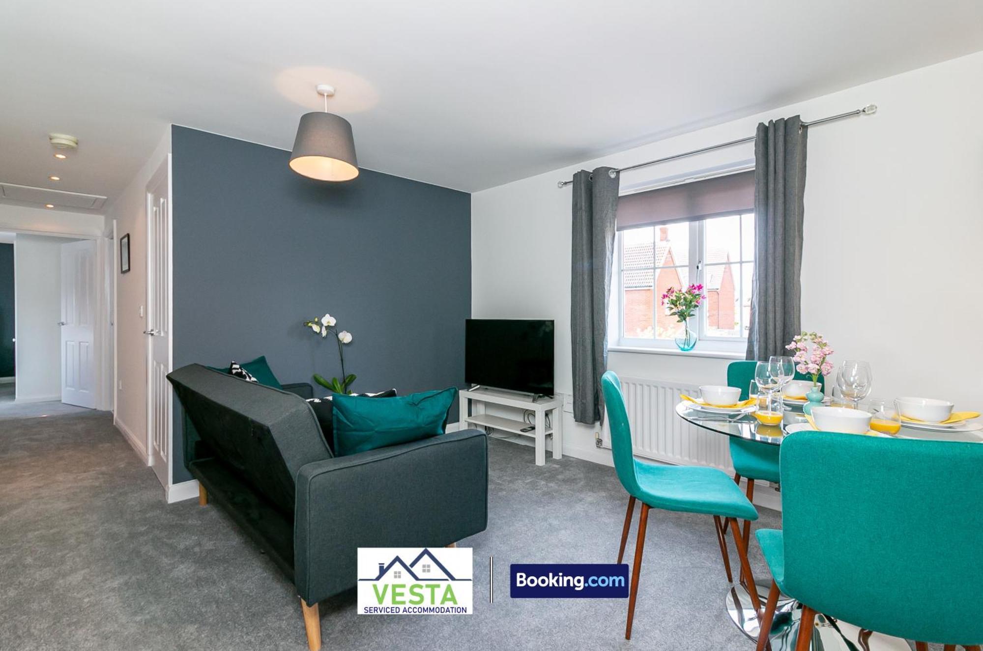 Three Bedroom Apartment By Vesta Serviced Accommodation & Short Lets Hatfield With Free Parking Kültér fotó